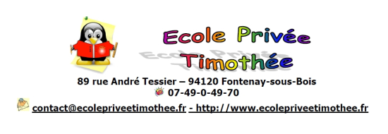 logo Ecole Timoth e